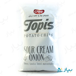 چیپس پیاز و خامه ترش 80 گرمی تاپیس