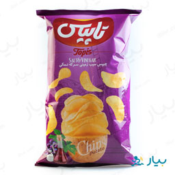چیپس سیب زمینی سرکه نمکی 65گرمی تاپیس