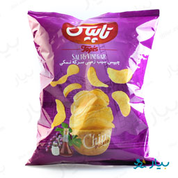 چیپس سیب زمینی سرکه نمکی 40 گرمی تاپیس