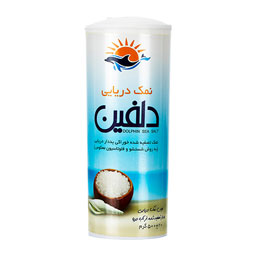 نمک دریایی قوطی 500 گرمی دلفین