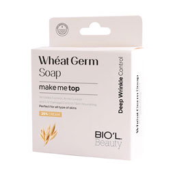 صابون ارایش شیرکرمی جوانه گندم 100 گرمی بیول