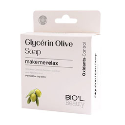 صابون ارایش پاکن گلیسرینه زیتون، ترمیم پیری سلولی پوست 100 گرمی بیول