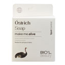 صابون پاک کننده صورت گلیسرینه حاوی روغن شتر مرغ 100 گرمی بیول