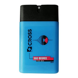 ادکلن مینی مردانه 360 درجه 45 میل کراس