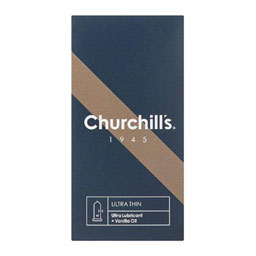 کاندوم نازک روان کننده دابل وانیل 12عددی چرچیلز