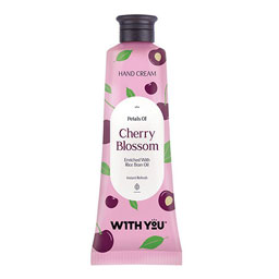 ویت یو کرم دست انواع پوست شکوفه گیلاس و سبوس برنج 50 میل