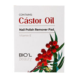 بیول دستمال پاک کننده لاک حاوی کاستر اویل ، فاقد آستون 20 عددی