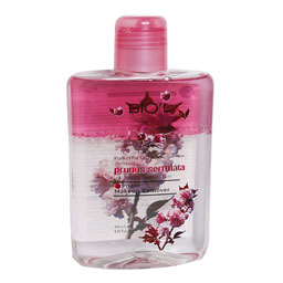 محلول پاک کننده آرایش دو فاز مخصوص پوست های خشک و حساس حجم 150 میلی لیتری بیول