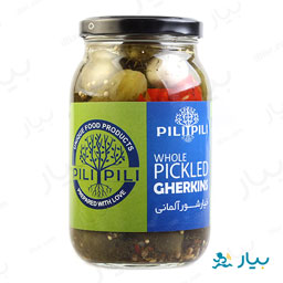 ترشی خیار خاردار 500 گرمی پیلی پیلی