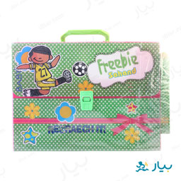کیف مهد با جامدادی و خط کش سهند