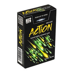 آدامس بیداری با طعم دلوج (سیب ترش و لیمو) دراژه بدون شکر 25 گرمی اکشن