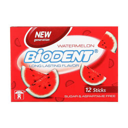 آدامس نسل جدید بایودنت با طعم هندوانه- مینی استیک بدون شکر