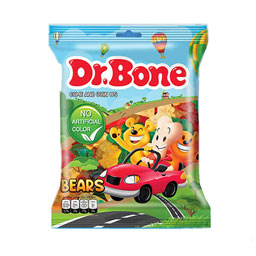 پاستیل خرسی 85 گرمی دکتر بن به صورت کارتنک 18 عددی