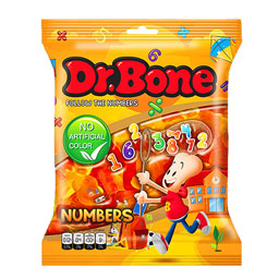 پاستیل اعداد میوه ای 85 گرمی دکتر بن