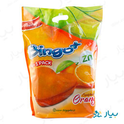 کیک پاکتی قلبی پرتقالی 10 عددی بینگو