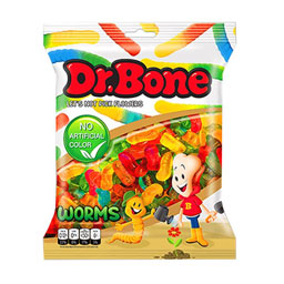 پاستیل کرمی 85 گرمی دکتر بن به صورت کارتنک 18 عددی