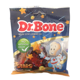 پاستیل ستاره ای 85 گرمی دکتر بن به صورت کارتنک 18 عددی