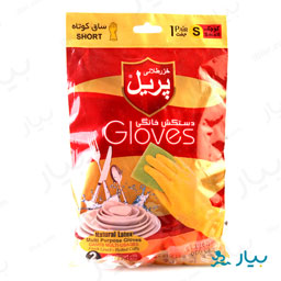 دستکش خانگی با لایه داخلی کتان ساق کوتاه کوچک پریل
