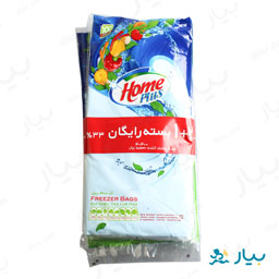 کیسه فریزر پک 3 عددی 100 عددی هوم پلاس