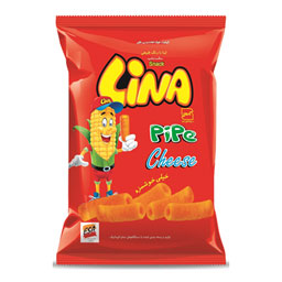 پفک لوله ای پنیری 60 گرمی لینا