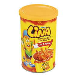 اسنک لیناچی قوطی فلفلی 170 گرمی لینا