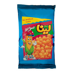 پفک سوپر گرد پنیری 150 گرمی لینا