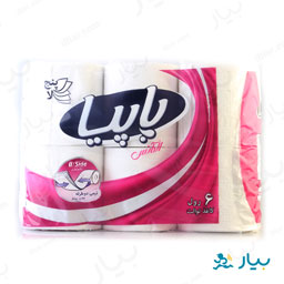 دستمال توالت 6 عددی پاپیا
