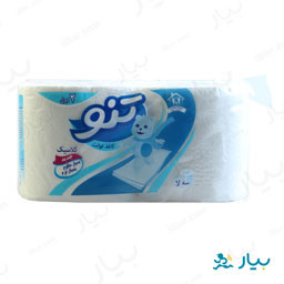 دستمال توالت کلاسیک 3 لایه 2 رول تنو