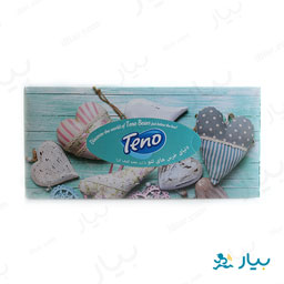 دستمال کاغذی100 برگ 2 لایه تنو