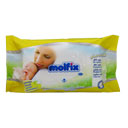 دستمال مرطوب بچه برای پوست حساس 60 عددی مولفیکس