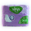 نوار بهداشتی اکسترا بسته بندی تکی متوسط 10 عددی مولپد