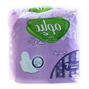 نوار بهداشتی اکسترا بسته بندی تکی شب خیلی بزرگ 7 عددی مولپد