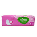 نوار بهداشتی ضخیم پنبه ای بزرگ کلاسیک 8 عددی مولپد