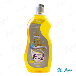 مایع ظرفشویی زرد لیمویی 750 میلی لیتری فست دراپ