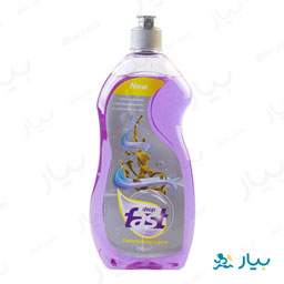 مایع ظرفشویی عطری بنفش 750 میلی لیتری فست دراپ