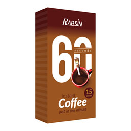 قهوه فوری بسته 15 عددی رابسین