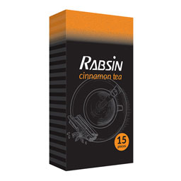 چای سیاه ساشه ای با طعم دارچین بسته 15 عددی رابسین