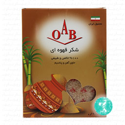 شکر قهوه ای 400 گرمی اوآب