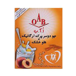 جو دوسر پرک هلو خشک صبحانه ارگانیک 200 گرمی اوآب
