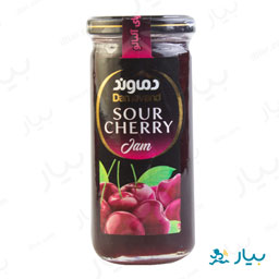 مربای آلبالو شیشه ای 300 گرمی دماوند