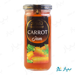 مربای هویج شیشه ای 300 گرمی دماوند
