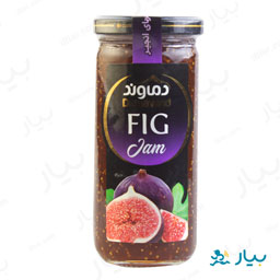 مربای انجیر شیشه ای 300 گرمی دماوند