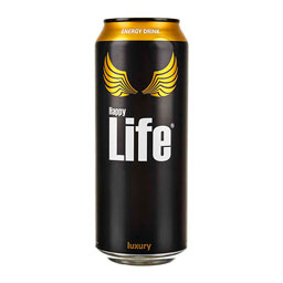 نوشیدنی انرژی زا 500 میلی لیتر هپی لایف