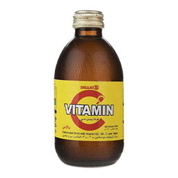 نوشیدنی ویتامین سی شیشه ای 240 میلی لیتری دالاس
