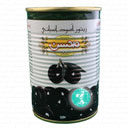 زیتون سیاه با هسته قوطی 410 گرمی محسن