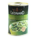 کنسرو لوبیا سبز 420 گرمی قوطی لئونارد