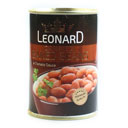 کنسرو لوبیا چیتی قوطی 420 گرمی لئونارد