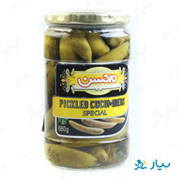 خیار شور ویژه 680 گرمی محسن