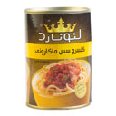 کنسرو سس ماکارونی با سویا و قارچ 420 گرمی لئونارد