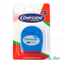 نخ دندان کلاسیک نعنایی 50 متری کانفیدنت